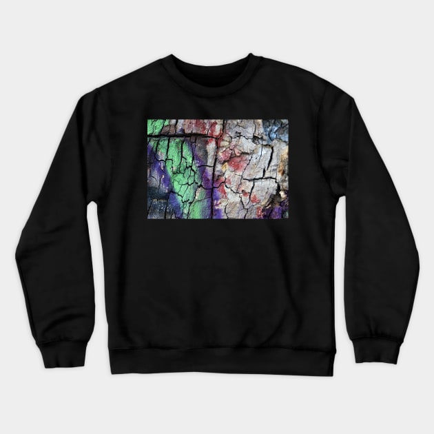 Tagged Bark Art Texture Crewneck Sweatshirt by 1Redbublppasswo